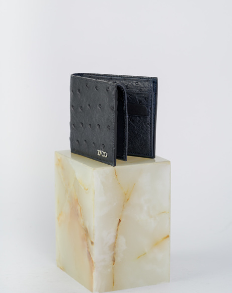 Picture of OSTRICH LEATHER WALLETS BLACK
