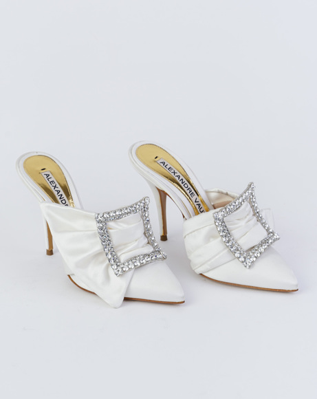 Picture of LOLA MULES IN WHITE
