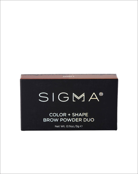 Picture of SIGMA BEAUTY COLOR + SHAPE BROW POWDER DUO - MEDIUM