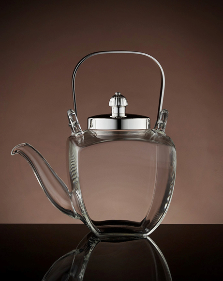 Picture of FRENCH TEAPOT IN SILVER SHINY