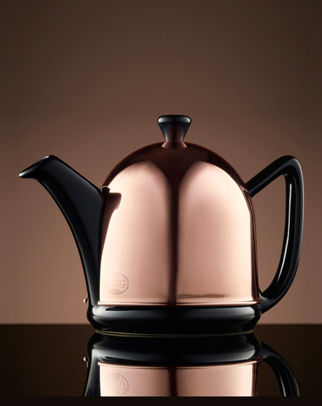 Picture of ROSE DOME TEAPOT IN BLACK