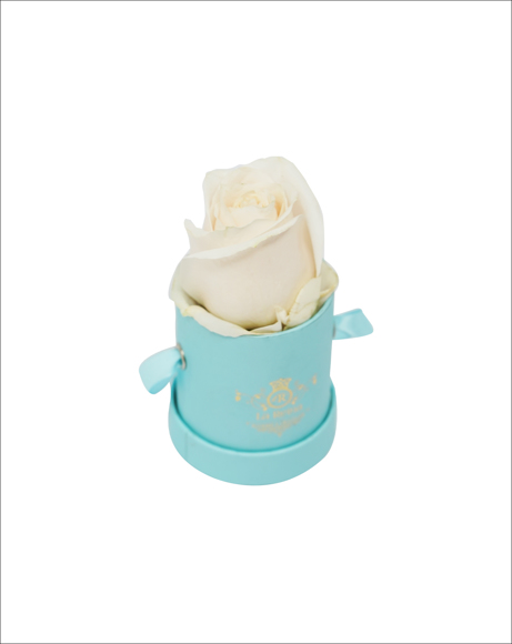 Picture of BLUE MINI BOX WITH ROSE
