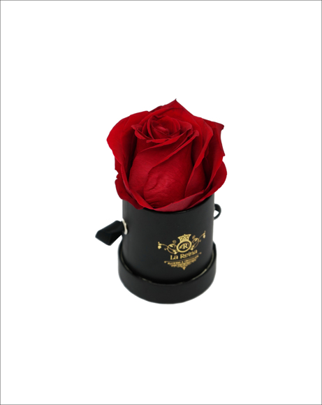 Picture of BLACK MINI BOX WITH ROSE