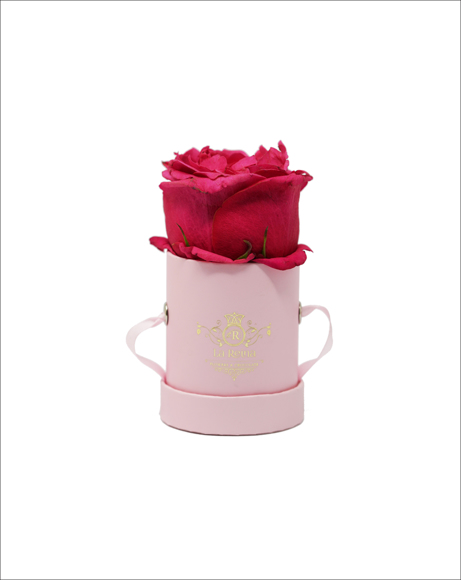 Picture of PINK MINI BOX WITH ROSE